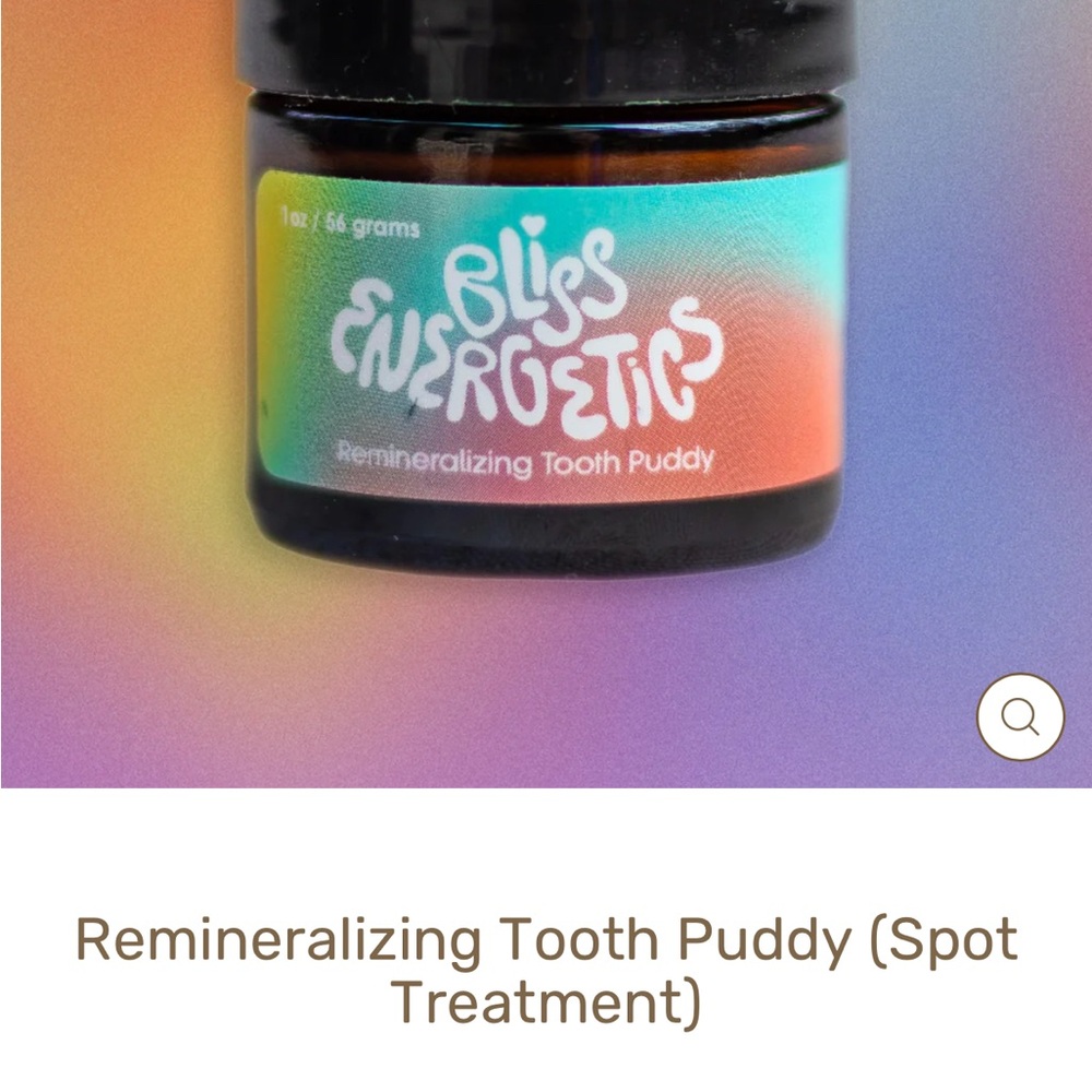 Bliss Energetics Remineralizing Tooth Puddy - Picture 2 of 2
